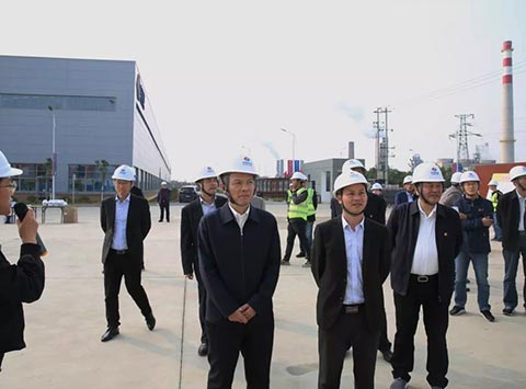 池州市委副書(shū)記、市長(zhǎng)操龍燦一行到長(zhǎng)智公司考察調(diào)研